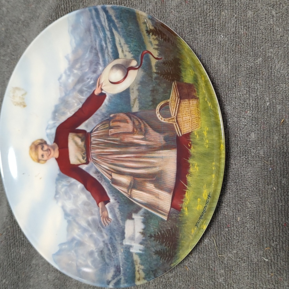 Sound of Music plate. First in the series
